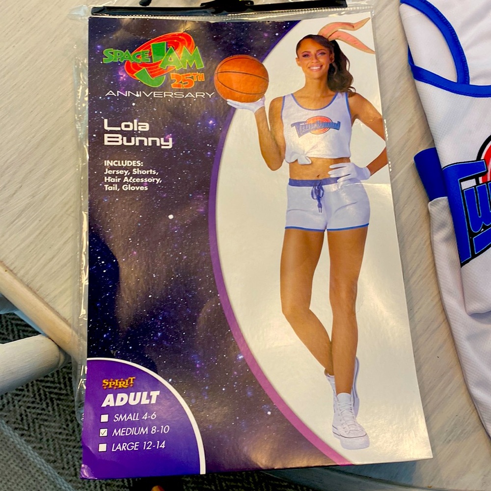 Space Jam, Lola Bunny costume, Adult Medium